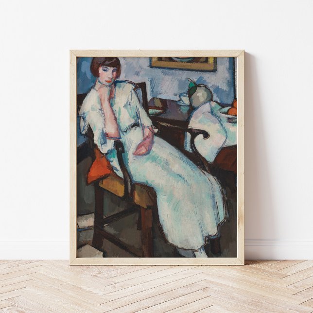 Mädchen in Weiß | Samuel John Peploe Poster (Von Creator hochgeladen)