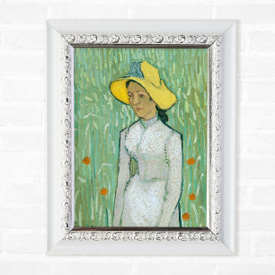 Mädchen in Weiß von Vincent van Gogh Fotodruck