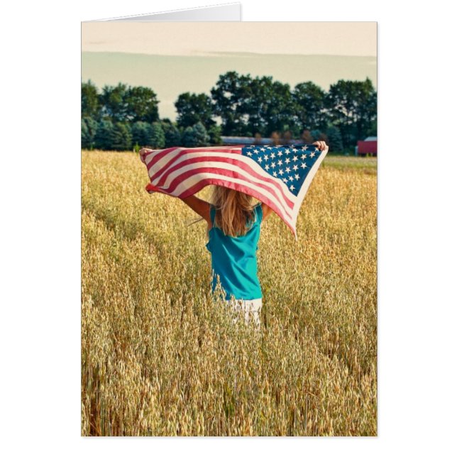 Mädchen in Weizenfeld Vielen Dank (Vorne)