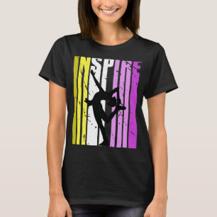 Mädchen Inspirierte Ice Skaten Coach Geburtstag Co T-Shirt