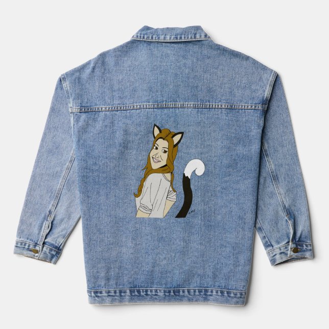 Mädchen Jeansjacke (Rückseite)