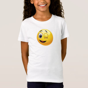 Mädchen-Jugend-Shirt/Emoticon T-Shirt