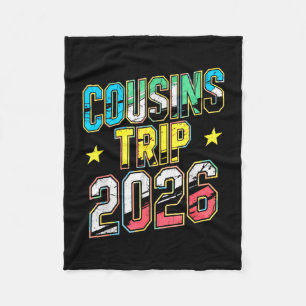 Mädchen Jungen Cousins Reise 2026 Wiedervereinigun Fleecedecke