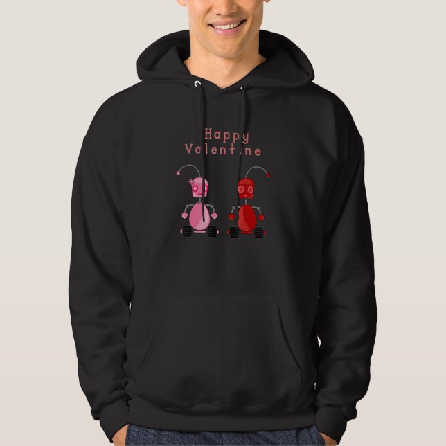 Mädchen Jungen Valentinstag Hoodie (Vorderseite)