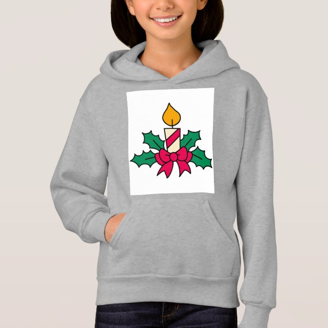 Mädchen-Kapuzenpullover Hoodie (Vorderseite)