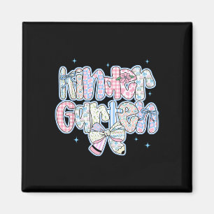 Mädchen Kindergarten Rückkehr zur Schule Coquette Magnet