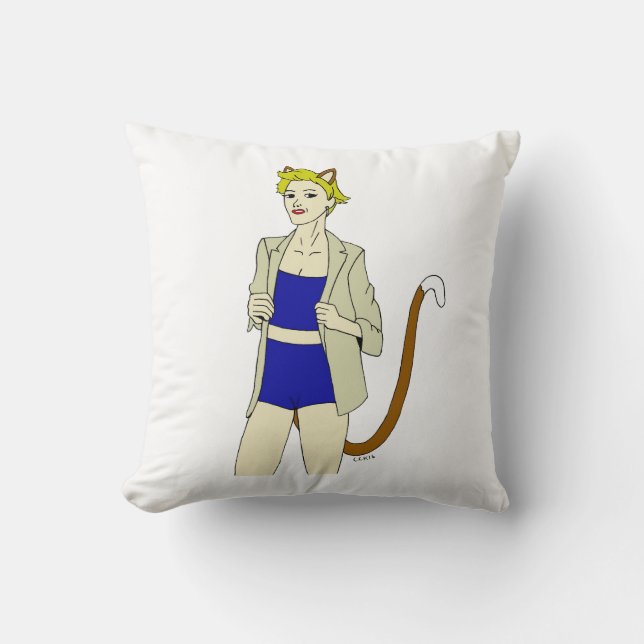 Mädchen Kissen (Vorderseite)