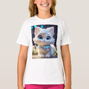 Mädchen Kleidung Vorlage Kitten Mädchen Kinder T-Shirt
