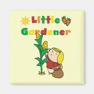 Mädchen-kleine Gärtner-T-Shirts und Geschenke Magnet