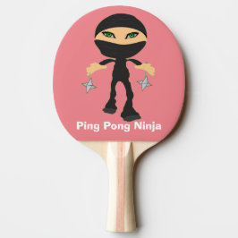Mädchen-Klingeln Pong Ninja Tischtennis Schläger