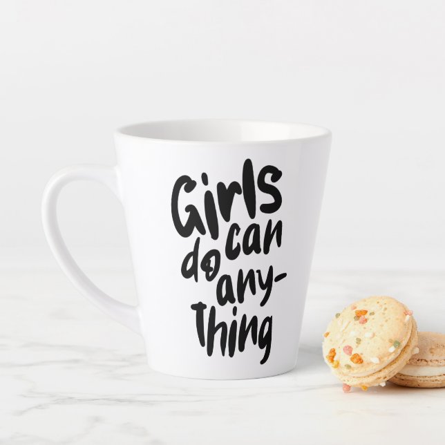 Mädchen können alles tun milchtasse (Beispiel)