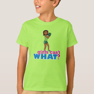 Mädchen können nicht was? Benutzerdefiniertes D T-Shirt