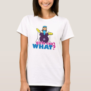 Mädchen können nicht was? Benutzerdefiniertes D T-Shirt