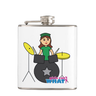  Mädchen können nicht was? Benutzerdefiniertes Des Flachmann