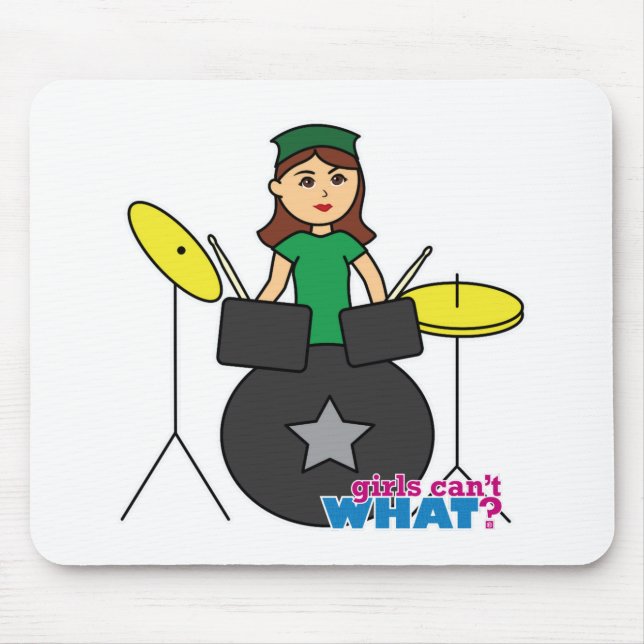  Mädchen können nicht was? Benutzerdefiniertes Des Mousepad (Vorne)