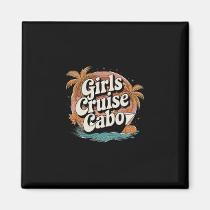 Mädchen Kreuzfahrt Cabo Erntedankfest Herbst Retro Magnet