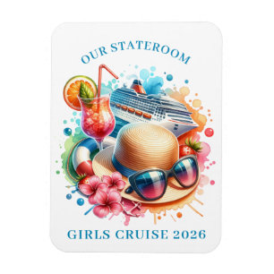 Mädchen Kreuzfahrtschiff Kabine Magnet