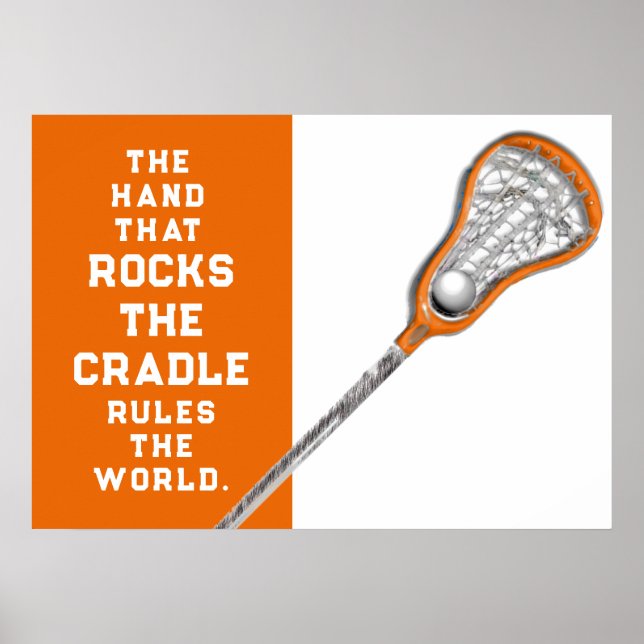 Mädchen Lacrosse Poster (Vorne)