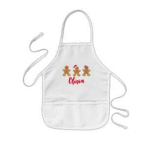 Mädchen Lebkuchen-Trio-Schürze, Kinderschürze