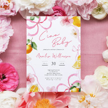 Mädchen Lemon Ciao Baby Italienische Babyparty