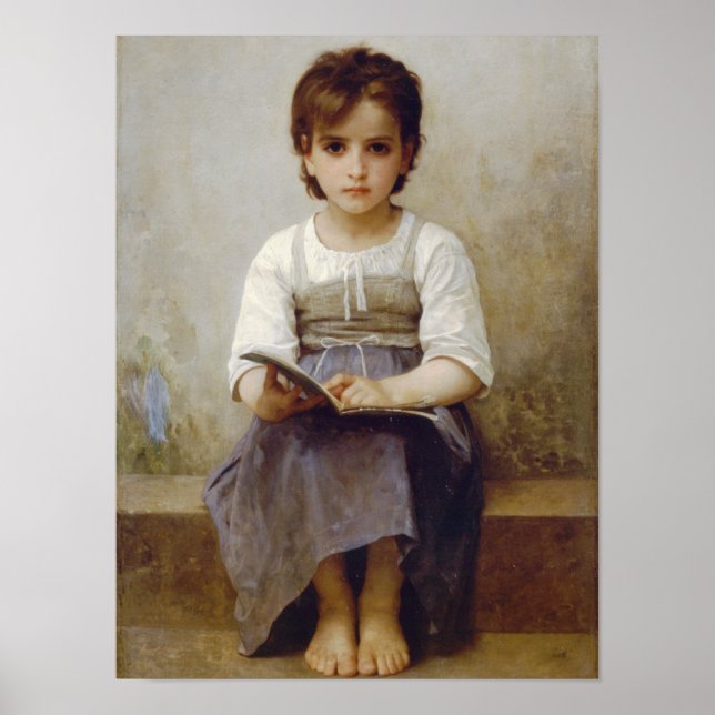 Mädchen lernen poster (Vorne)
