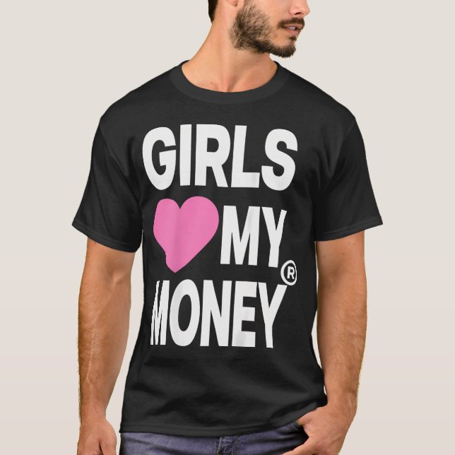 Mädchen Liebe mein Geld X Mädchen Liebe Geld. Vale T-Shirt (Vorderseite)