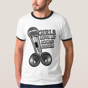 Mädchen-Liebe mein SOLIDES SYSTEM T-Shirt