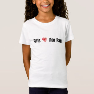 Mädchen-Liebe-Ron Paul T-Shirt