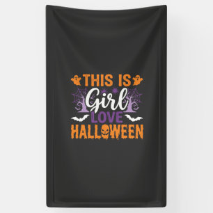 Mädchen Lieben Halloween-Geister-Design_1 Banner