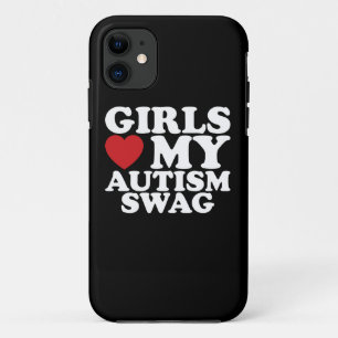 Mädchen lieben mein Autismus-Swag-Bewusstseins-Her Case-Mate iPhone Hülle