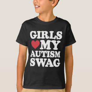 Mädchen lieben meinen Autismus-Swag lustige Aufklä T-Shirt