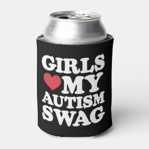 Mädchen lieben meinen Autismus-Swag lustige Sensib Dosenkühler