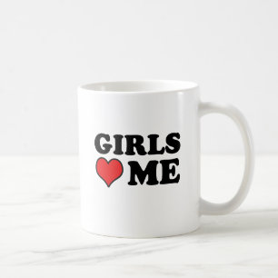 Mädchen lieben mich tasse