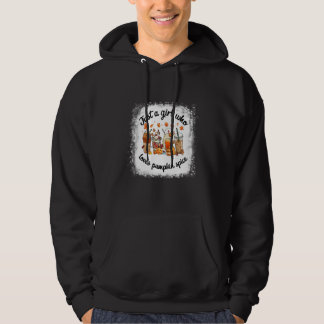 Mädchen liebt Herbst Kaffee Kürbis-Gewürz-Latte He Hoodie