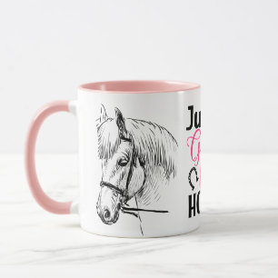 Mädchen liebt Pferde - Süße Pferdeliebhaberin Tasse