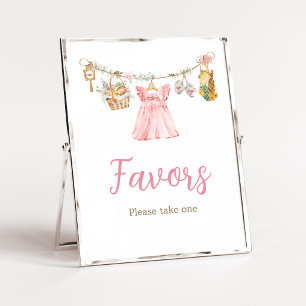 Mädchen lokal gewachsene Babyparty Geschenke Schil Poster