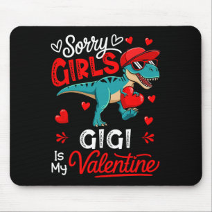 Mädchen Lustiger Witz Gigi Ist Mein Valentins T-Re Mousepad