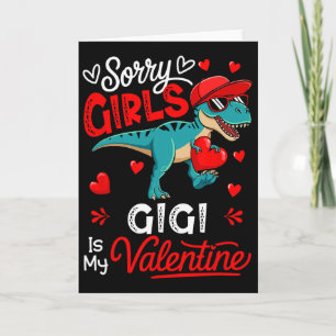 Mädchen Lustiger Witz Gigi Ist Mein Valentinstag T Karte
