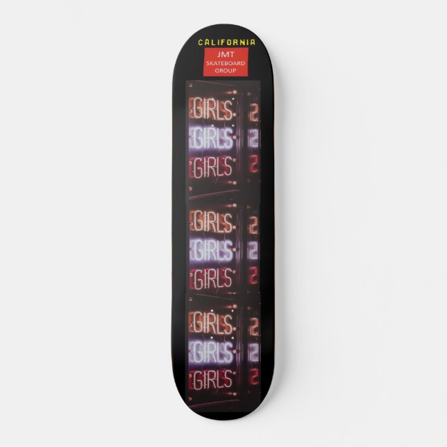 MÄDCHEN-MÄDCHEN-MÄDCHEN-Skateboard Skateboard (Vorderseite)