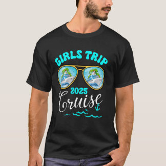 Mädchen Mädchen-Trip Kreuzfahrt 2025 Schwestern Kr T-Shirt
