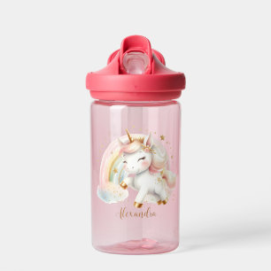 Mädchen Magical Unicorn Regenbogen Kinder Personal Trinkflasche