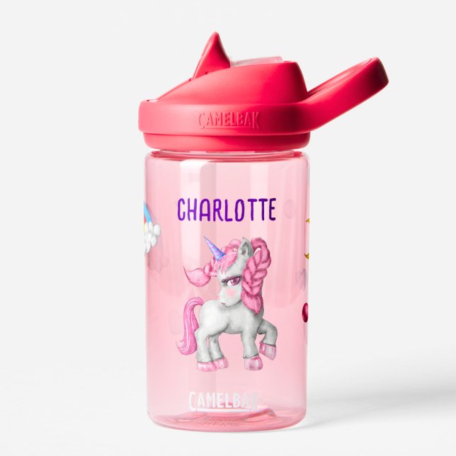 Mädchen Magical Unicorn Regenbogen Kinder Personal Trinkflasche (Von Creator hochgeladen)