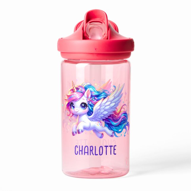 Mädchen Magical Unicorn Regenbogen Kinder Personal Trinkflasche (Von Creator hochgeladen)