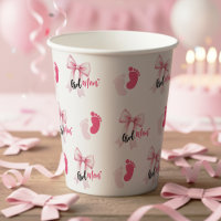 Mädchen-Mama mit rosa Schleife Süße Babyparty