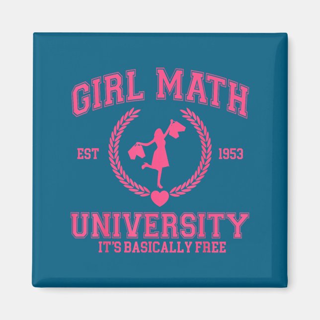 Mädchen-Math-Universität Es ist grundsätzlich lust Magnet (Vorne)