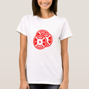 Mädchen-Mathematik - Lustiges Damen-Gym-T-Shirt T-Shirt