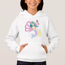 Mädchen Mermaid Hoodie Jugend X-Klein zu groß