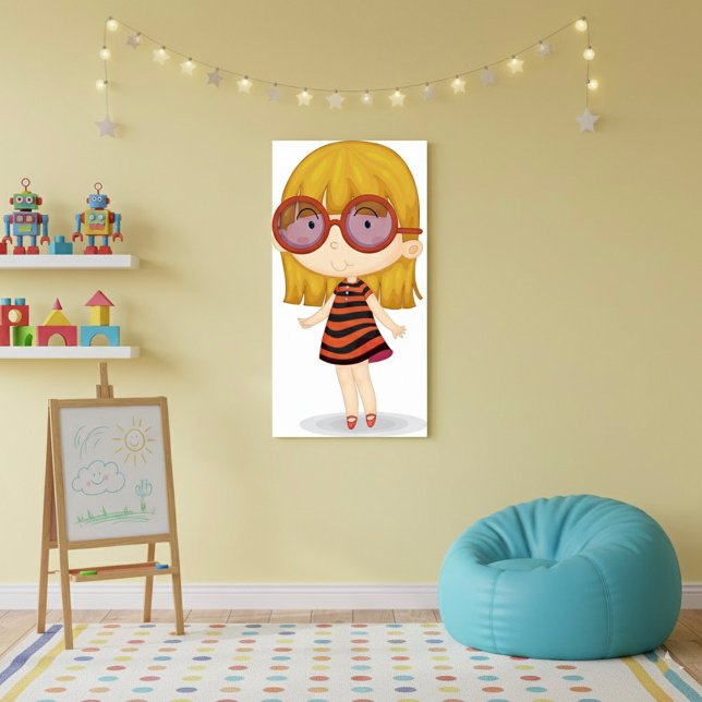 Mädchen mit Brille Poster (Von Creator hochgeladen)