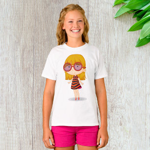 Mädchen mit Brille T-Shirt