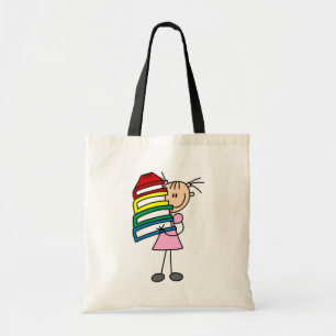 Mädchen mit Büchern Tragetasche